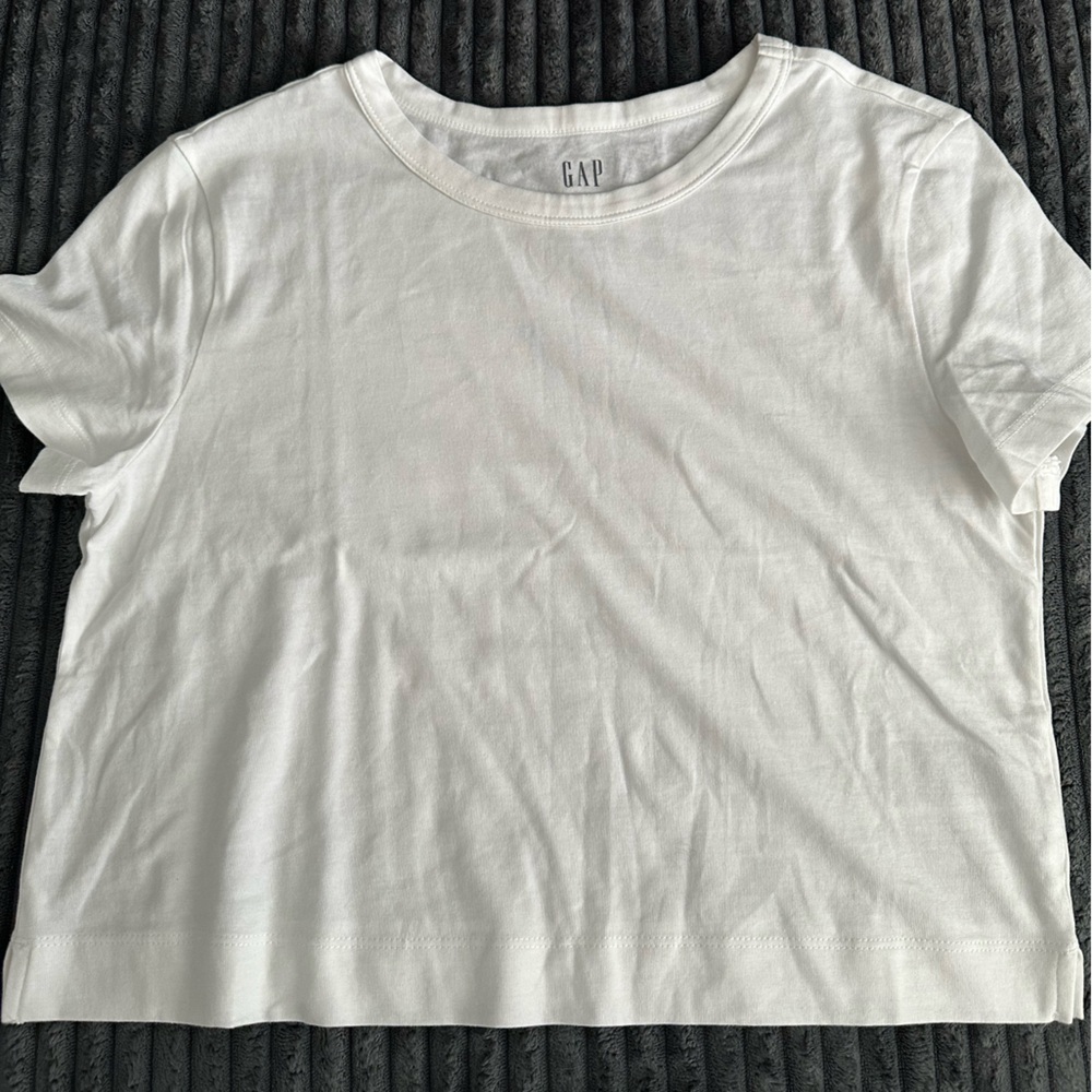 GAP Vintage Cropped White Tee - Size XS - NWT